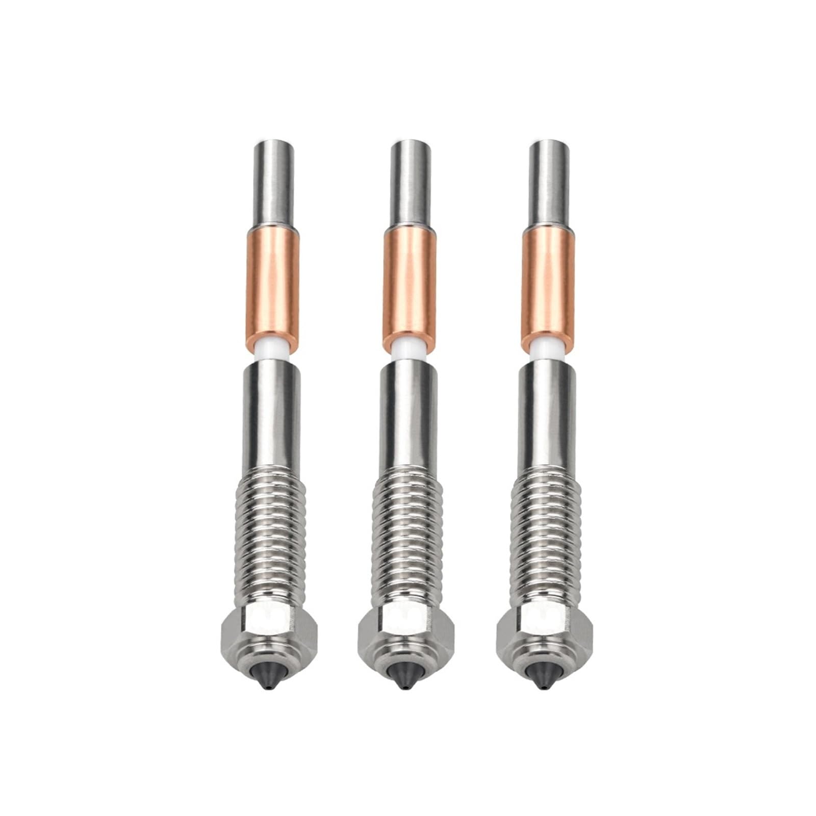 Buses Hotend 0.2/0.4/0.6/0.8mm, Compatible Avec QIDI Plus4, Pièces D'imprimante 3D À Buse Bimétallique(3pcs 0.6mm)