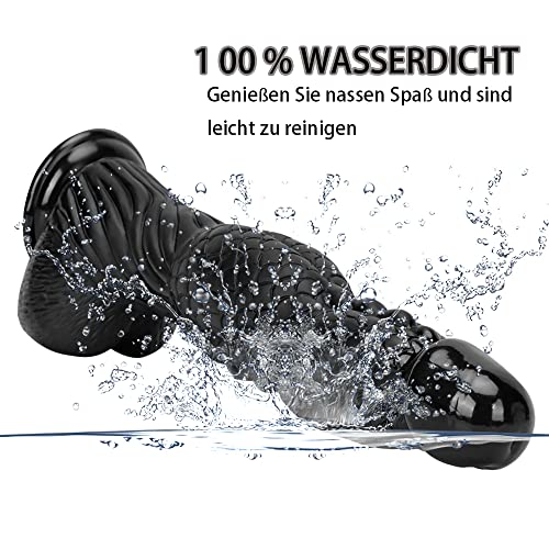 NAIXBTY 37cm üBergroße G-Punkt-Dildo für Frauen Realistische Dildos,klassische dildos,Monster Dildo mit starkem Saugnapf,Erwachsenenspielzeug für Frauen Vergnügen Dildo und Analspiel, Dildo für Männer – Bild 7