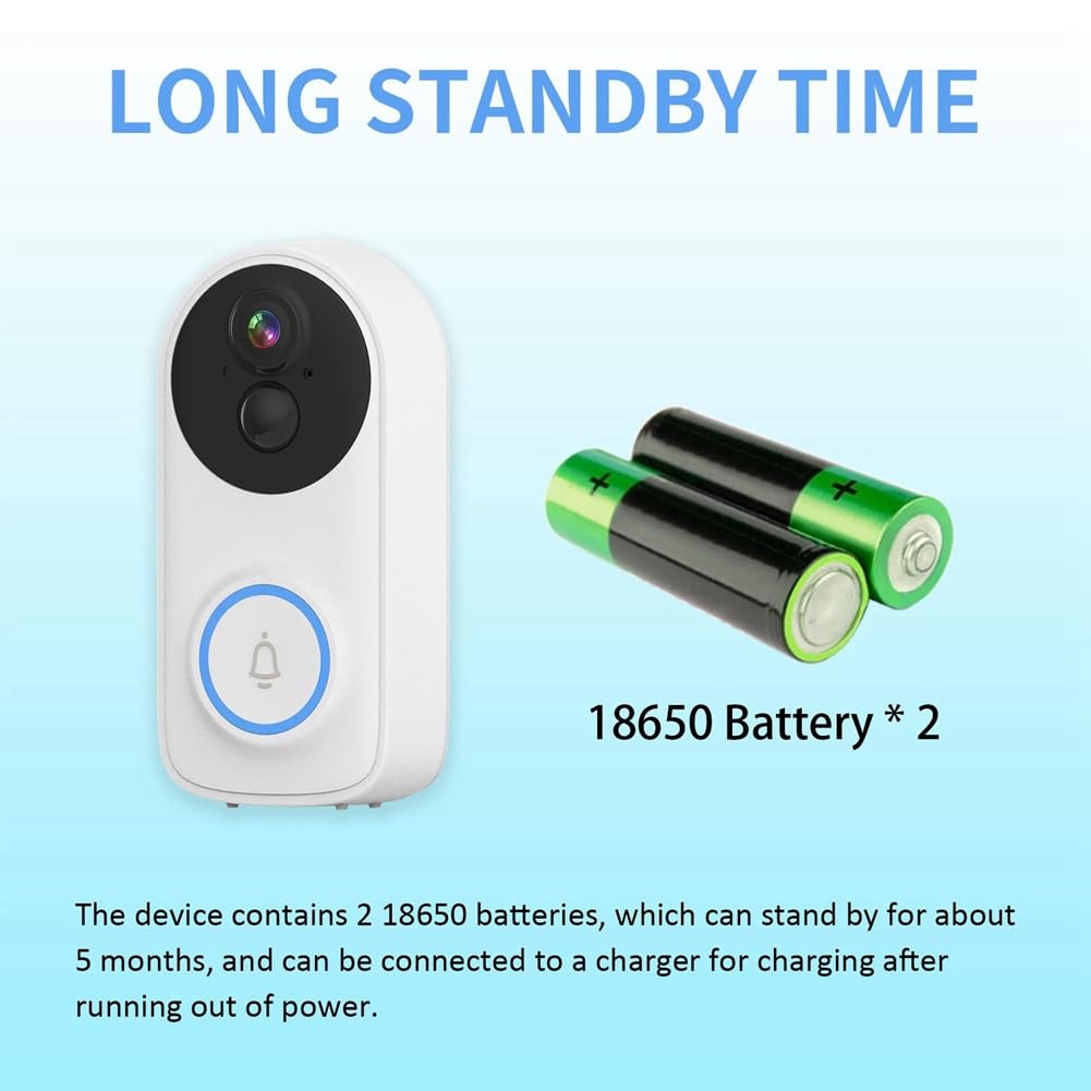 Sonnette Vidéo IP ICSEE 3MP Caméra Porte Détection Visages