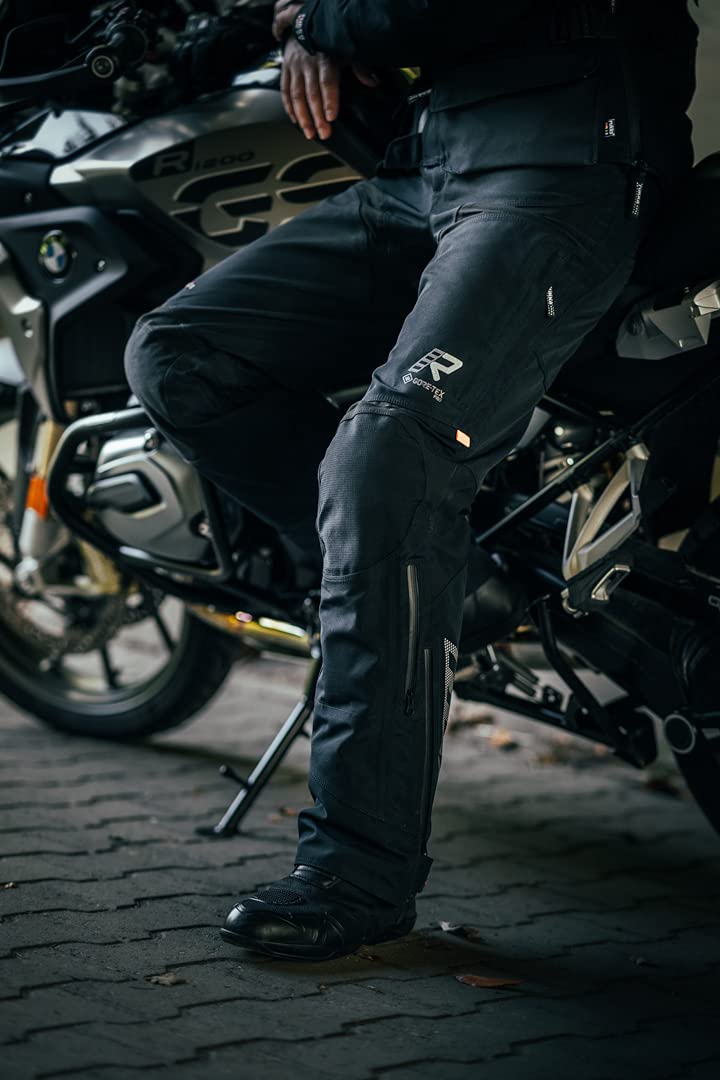 Rukka Arma-R Wodoodporne spodnie tekstylne motocyklowe, czarny, Short 54
