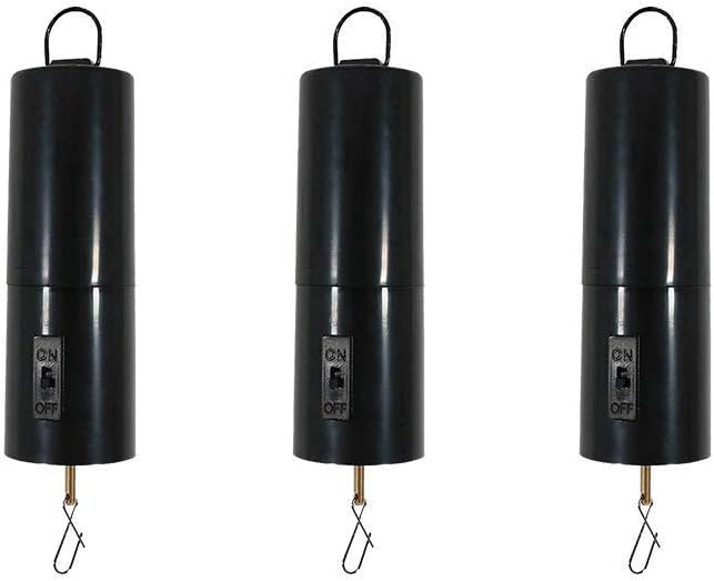 Electric Wind Spinner Motor Rotating Hanging Motor for Garden Decor Ornament Battery-Powered 30 RPM (3pcs)