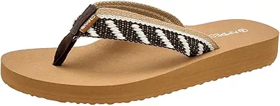 Ampeo Women's Arch Support Flip Flops Comfortable Casual Summer Beach Thong Sandals
