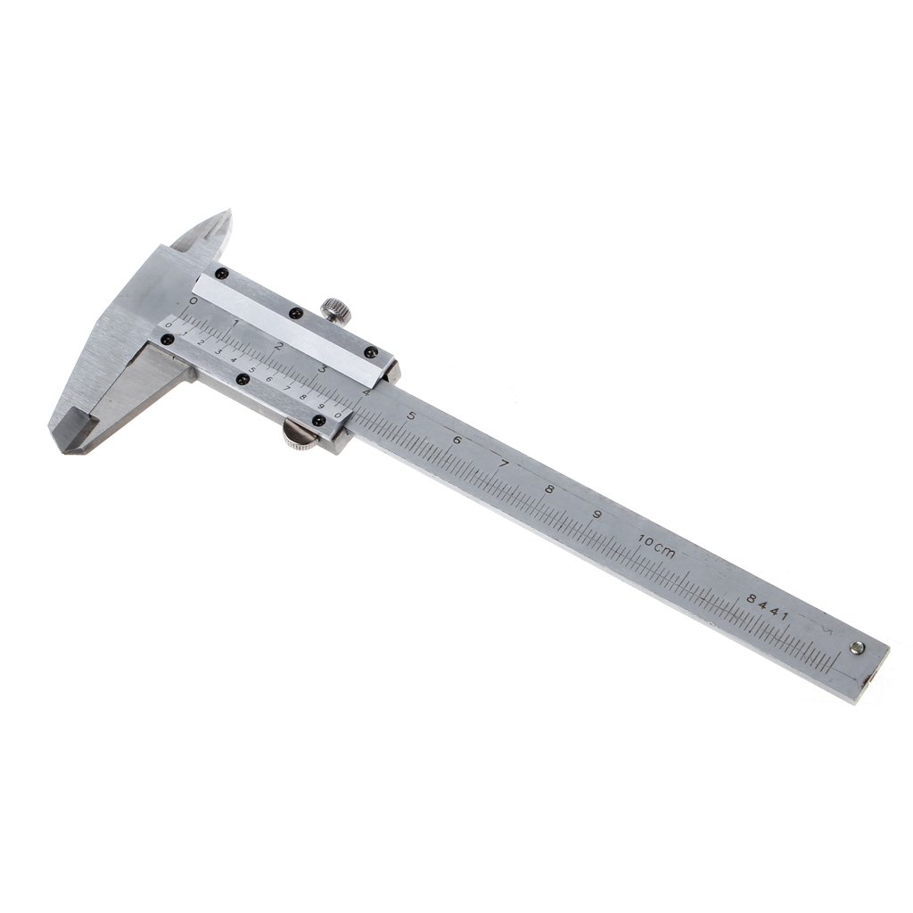 Vernier Caliper 0-100mm Guage Pocket Stainless Steel Metric Machinist
