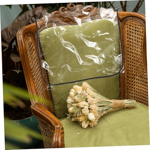 Housse de chaise de coiffure transparent lot de 2 protections imperméables - 7