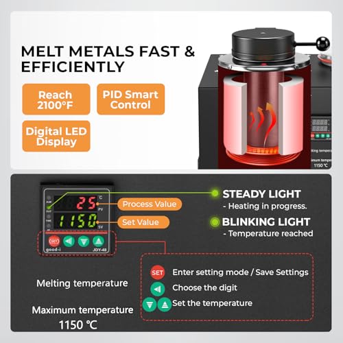 La mejor comparación de Máquinas de fundición más recomendados. 10 Imagen adicional