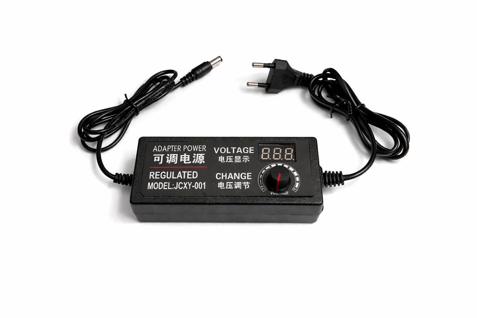 DHRUVPRO Adjustable Power Supply, 3-12V, 5A, 60W, with Voltage Display-image-0