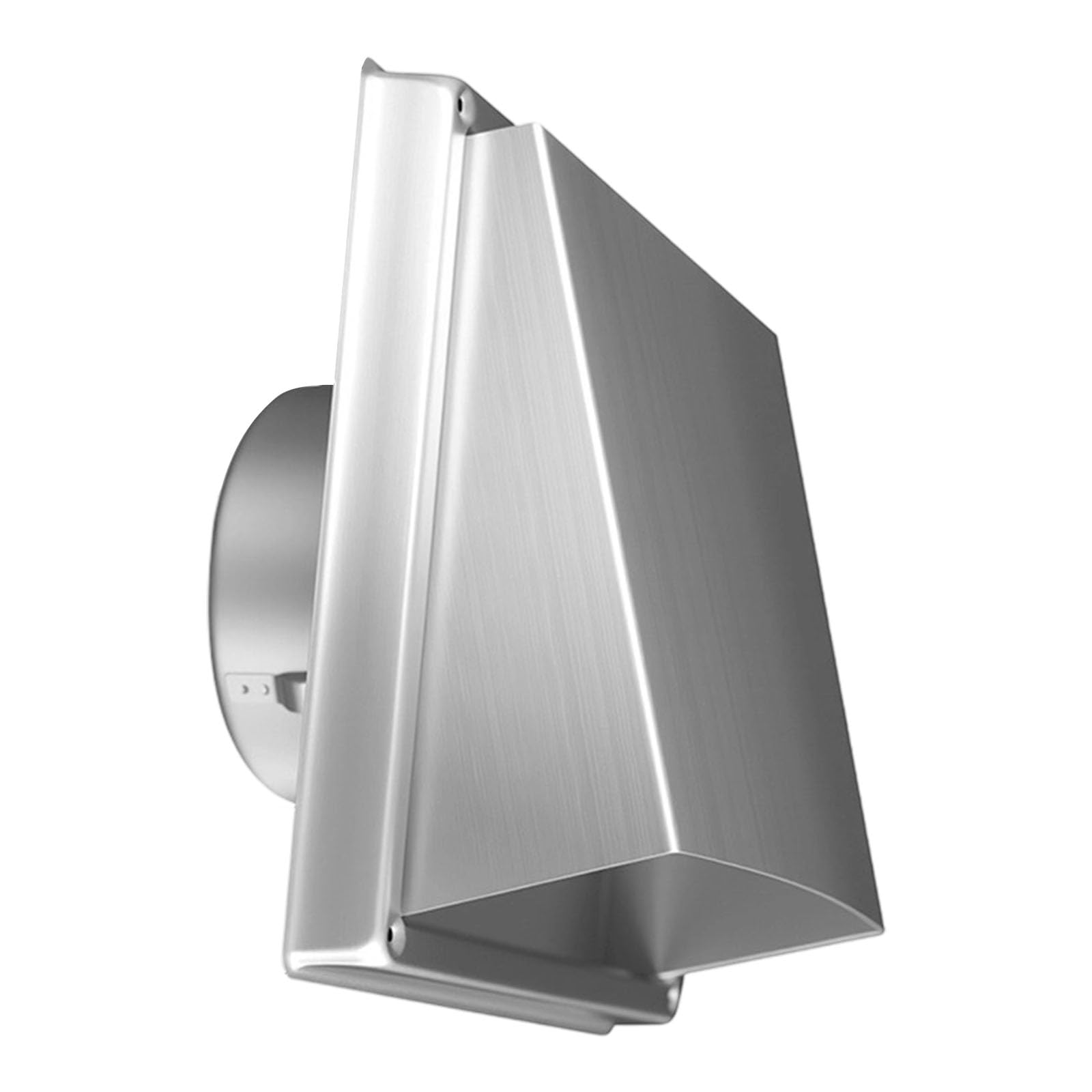 Stainless Steel Air Vent Grille Square Air Outlet Ducting Ventilation Exhaust Grilles Ducting Cover Easy to Use External Wall Rain Hat Square Outlet