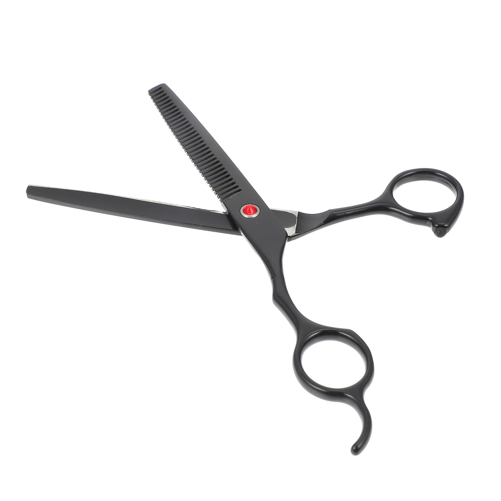 Baluue 2pièces Ciseaux De Coiffure Effileurs Acier Pour Stylisme Et Toilettage Pour Salon Barbershop Et Usage Domestique