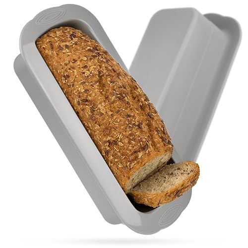Backefix 32cm Silikon Kastenform, Brot backen Form, die Original Silikon Brotbackform groß, auch als Kuchenbackform - altbewährt, lebensmittelecht und umweltbewusst Backefix 32cm Silikon Kastenform, Brot backen Form, die Original Silikon Brotbackform groß, auch als Kuchenbackform - altbewährt, lebensmittelecht und umweltbewusst