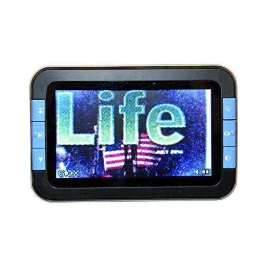 Visee LVM-480 4.3" Digital Magnifier with 4-Level Magnifications and 3 Color Modes for Low Visions