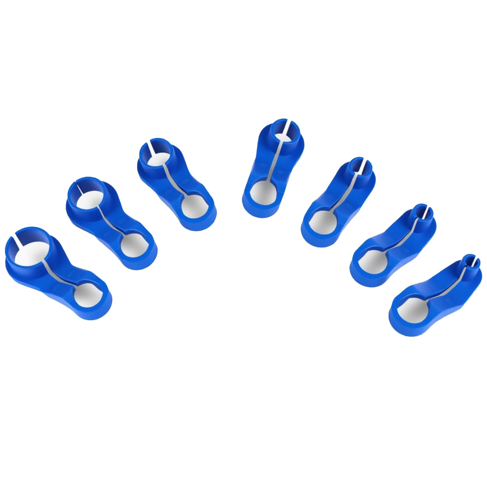 AC Fuel Line Disconnect Tool, 7 Pcs Fuel Filter Removal Sets, 1/4, 5/16, 3/8, 1/2, 5/8, 3/4, 7/8 Inch Transmission Oil Cooler Rail Disconnect Release Kit Compatible with Chrysler Ford GM Mazda