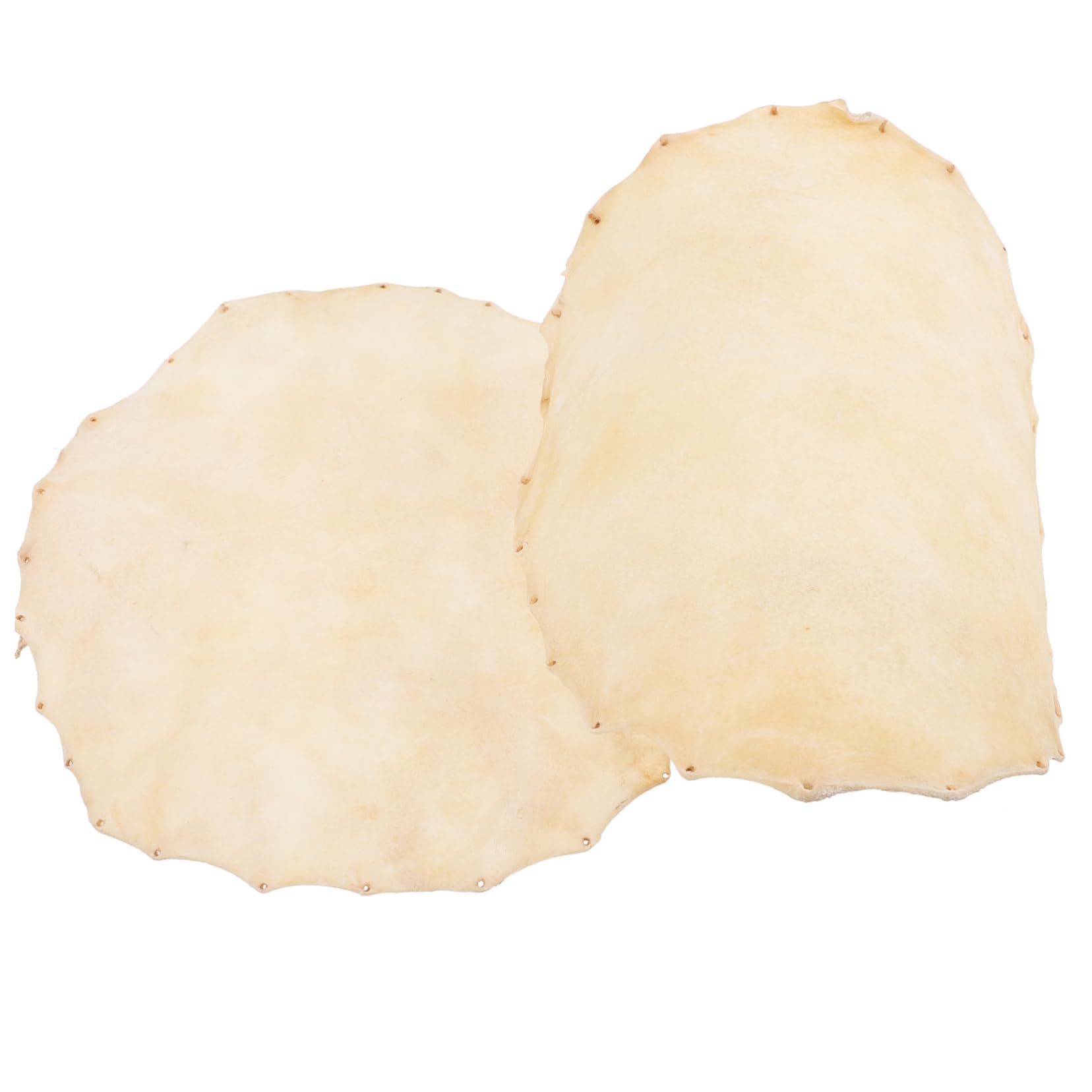 ERINGOGO 2Pcs Leather Drum Heads Replacement Covers for Drums Durable Drum Enhance Sound and Bass for Drummers and Musicians