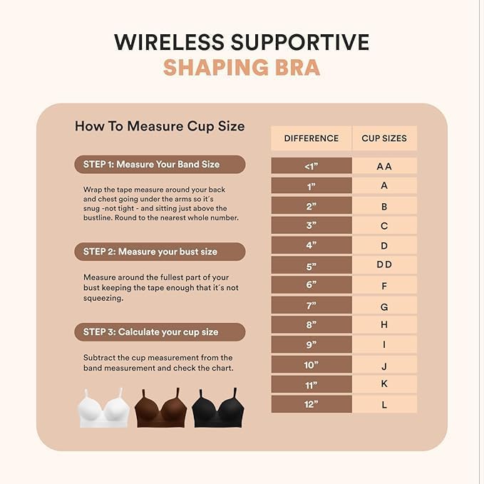 Truekind Wireless Bras for Women No Underwire - Wirefree Bralettes for Women with Support - Wireless Bra Bralette - Image 5