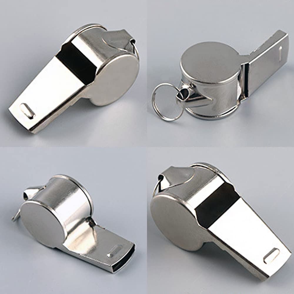 ホイッスルシルバー Amazon | BTtime ホイッスル ステンレス製 笛 金属ホイッスル