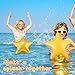 Lunmon 10 Pcs Star Beach Balls Inflatable Star Shaped Beach Ball Floating Ball for Swimming Pool Favor Water Gender Reveal Wedding Party Prom(Gold,12 Inches,Classic Style)