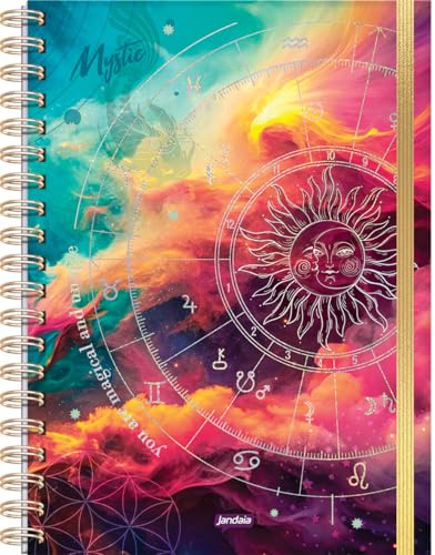 JandaIA - Caderno Neo com Pauta Inteligente Univ 1 matéria 80fls reposicionáveis - Mystic