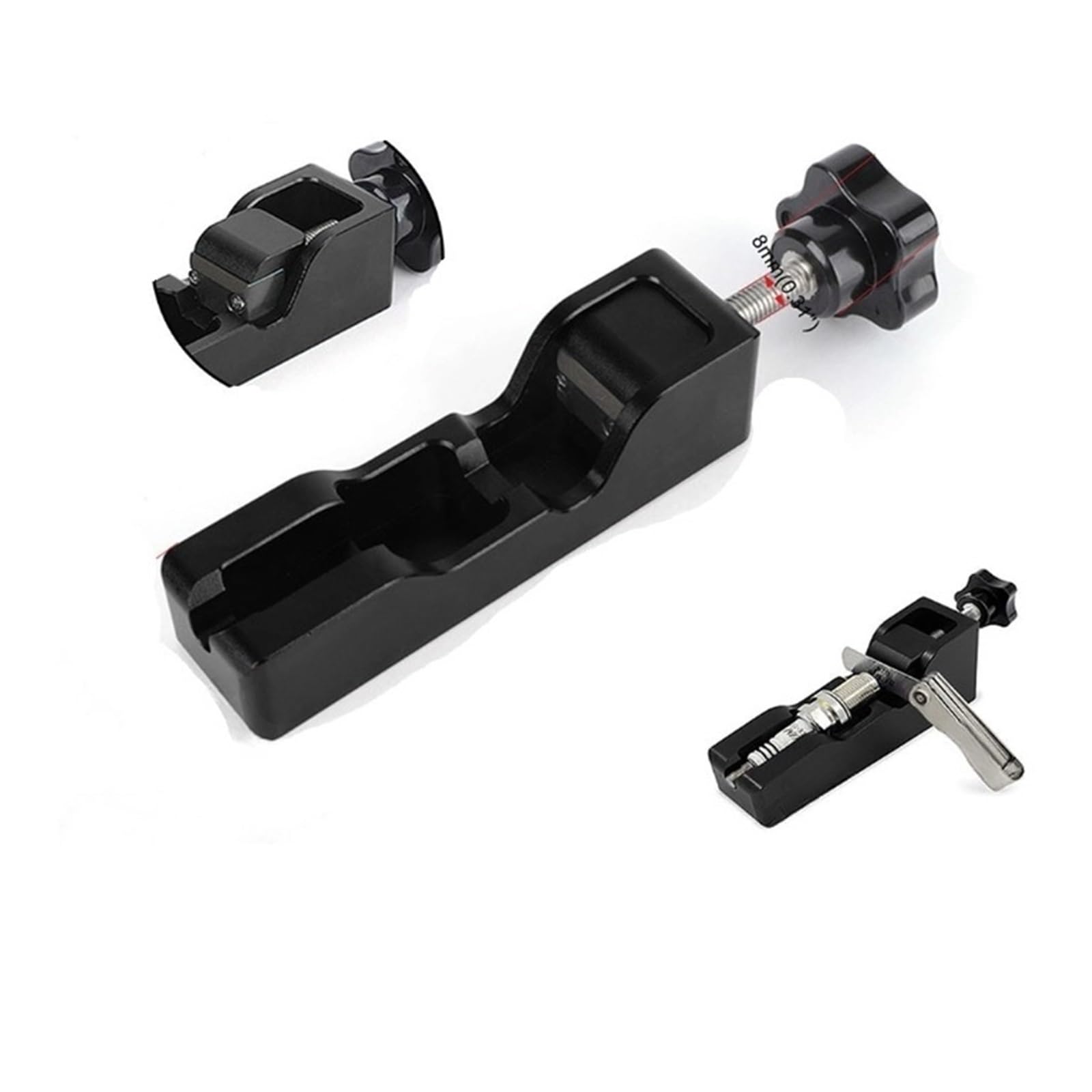 Narzędzie do usuwania regulacji szczeliny świecy zapłonowej dla większości pojazdów 10mm/12mm/14mm/16mm akcesoria do modyfikacji samochodów akcesoria samochodowe (Size : Blue)