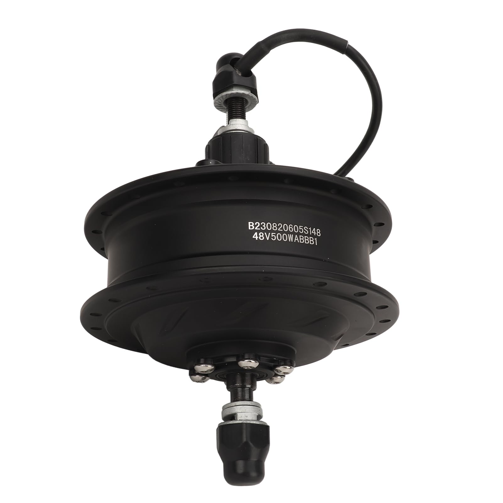 Motore elettrico 48V500 W, trasmissione a ruota posteriore IP54 impermeabile senza spazzole con cerchi in lega di alluminio leggero, per biciclette elettroniche fai da te, ruote