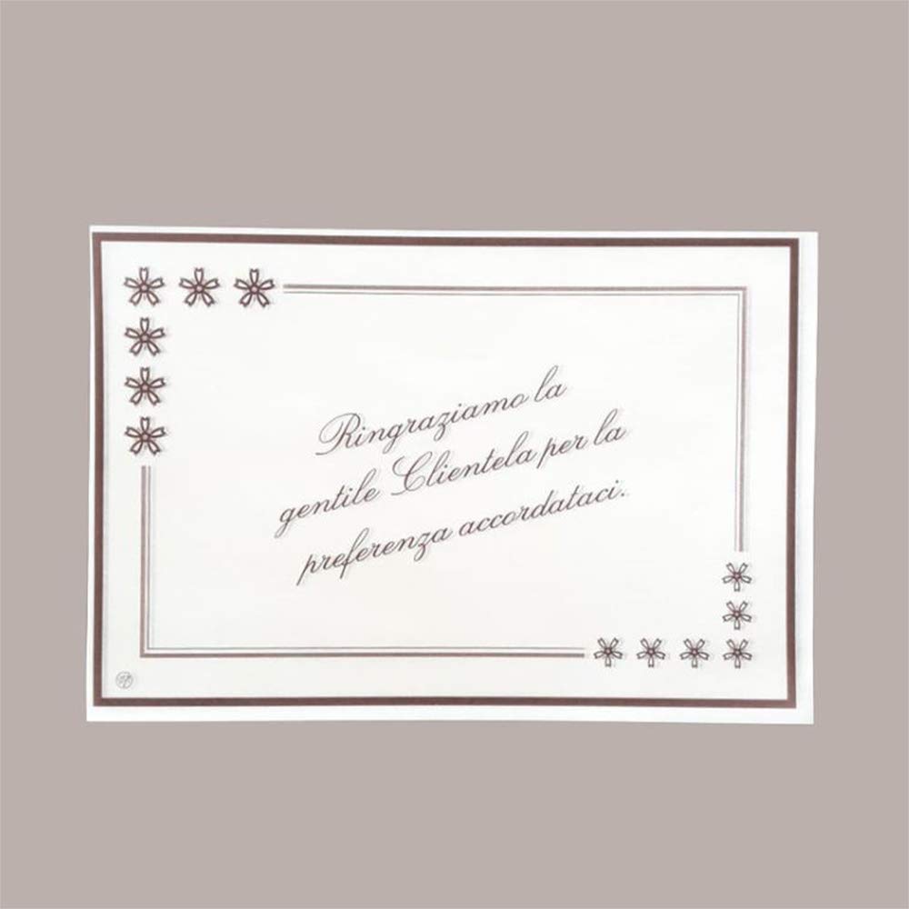 Lucgel Copri Vassoio in Carta Pergamino Antigrasso 120x180mm - 1000 pezzi -