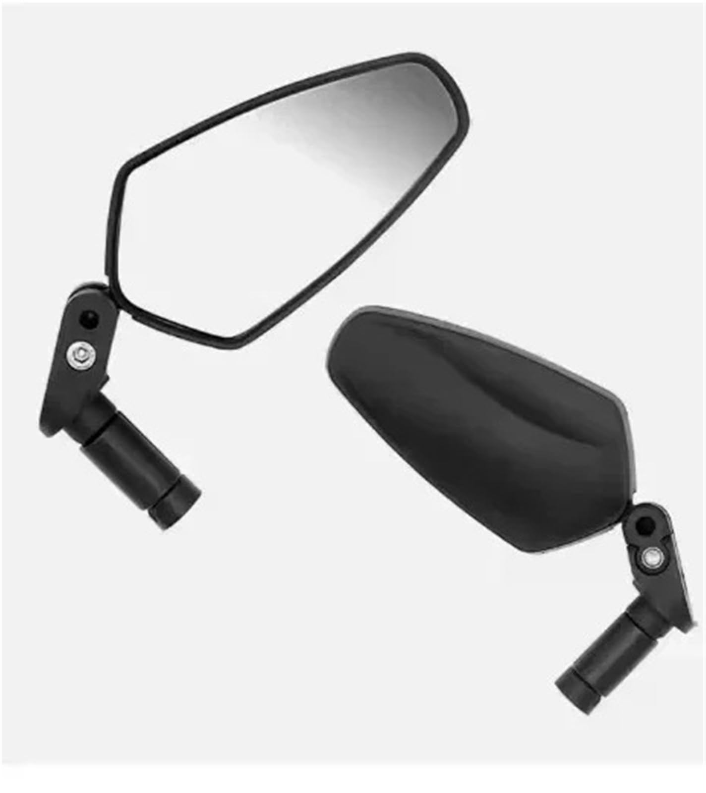 Motorrad Lenkerenden Spiegel 1/2PCS Universal Für Fahrrad Rückspiegel Rückansicht Für MTB Für Rennrad Zubehör Einstellbare Drehen Weitwinkel Radfahren Lenker Rückspiegel(2 pcs diamond)