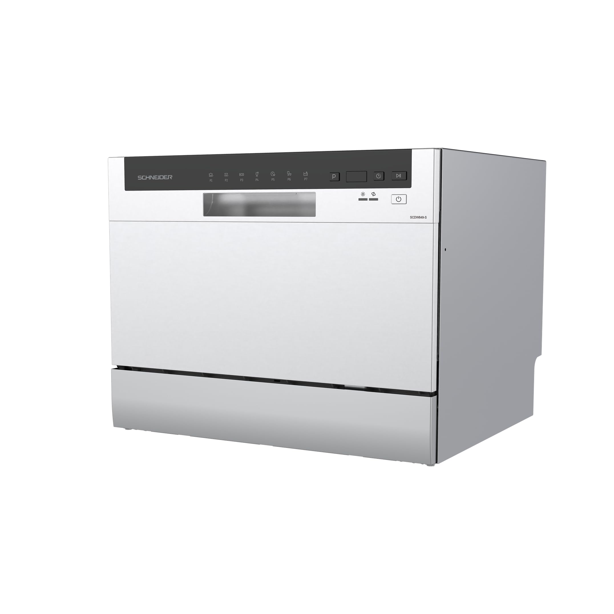 Schneider SCDW649-S Lave-vaisselle mini 6 couverts Silver