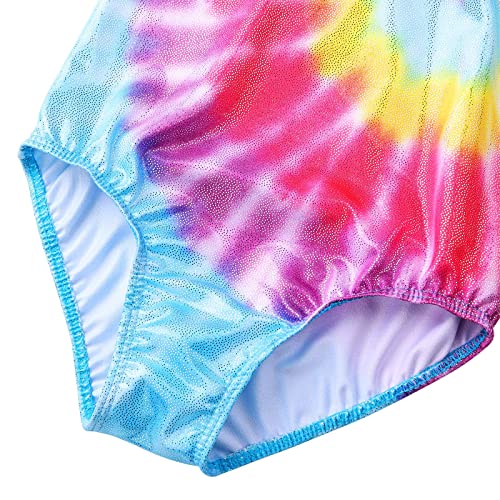 XFGIRLS Gymnastics Leotards for Girls Glitter Dancewear with Matching Shorts Set4