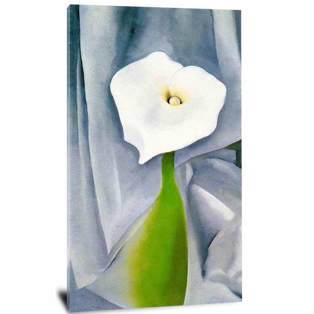 Amazon.com: Calla Lily on Grey by Georgia O'keeffe(Framed,65x117cm