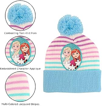 Frozen Elsa and Anna Beanie Hat 