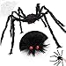 OUOQI Halloween Spinnen, 90cm Gruselige Spinnen, Riesen Spinne, Halloween Plüschspinnen, Halloween Deko Spinne, Halloween Spinne Groß, Halloween Dekorationen Haarige Spinne Plus Low günstig Kaufen-OUOQI Halloween Spinnen, 90cm Gruselige Spinnen, Riesen Spinne, Halloween Plüschspinnen, Halloween Deko Spinne, Halloween Spinne Groß, Halloween Dekorationen Haarige Spinne