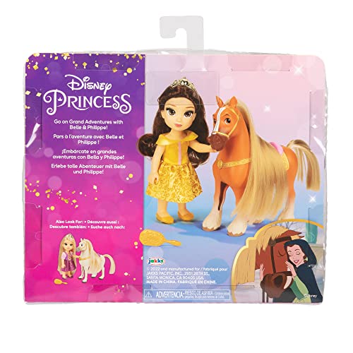 Disney Princess JAUNE Belle Doll & Phillipe Petite Gift Set thumb #5