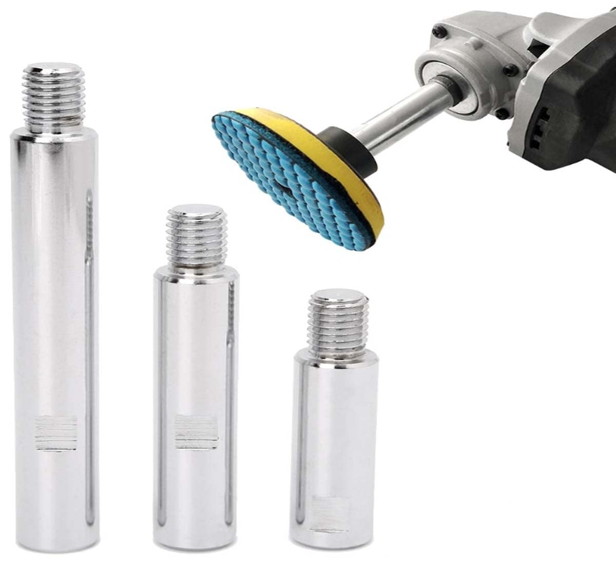 DIY Crafts Pack Of 4 Pcs, 4"inch Extension Shaft/Rod, M14 Stainless Steel Rotary Extension Shaft Thread for Electric Rotary Polisher,Car Polisher,Polishin(Pack Of 4 Pcs, 4"inch Extension Shaft/Rod) (B0874Q6PB4) Amazon Price History, Amazon Price Tracker