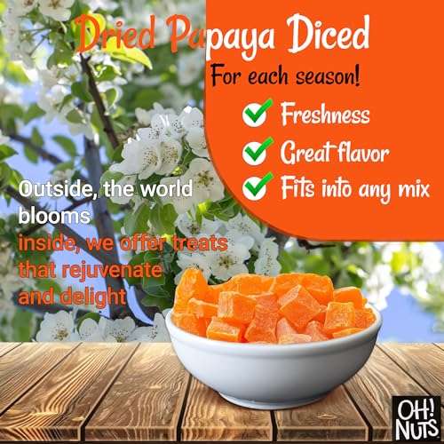 Oh! Nuts Dried Papaya Diced | 2 Lb thumb #2