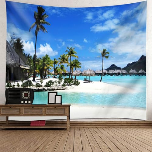 Tapisserie paysage mer 210x140cm RDSGYZ pour deco murale