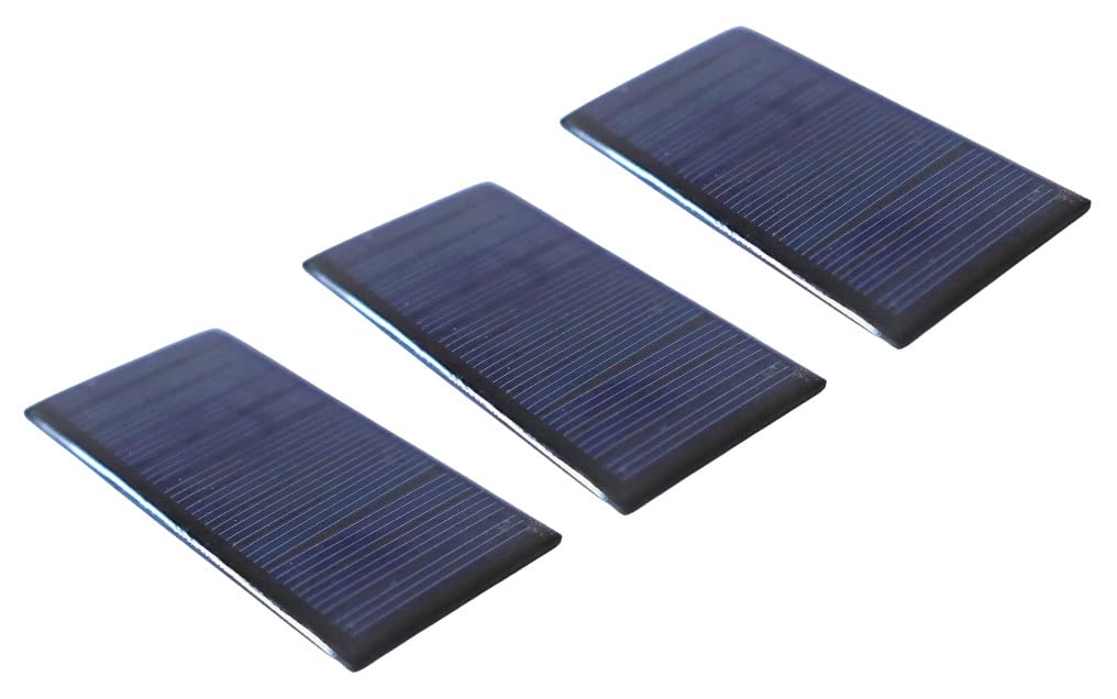 ESPtronics 3 Pcs Mini Solar Panel Cell 80 X 40 Square �6V-100 mAh for School Student-image-28