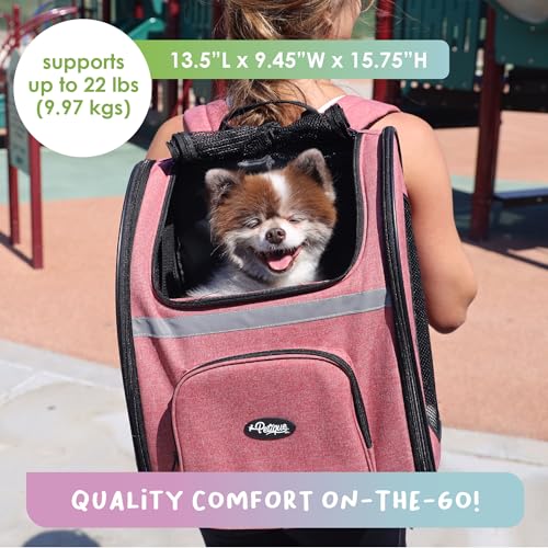 Petique PC02010003 The Backpacker Pet Carrier - Denim: For Small Dogs/Cats/Pets thumb #5