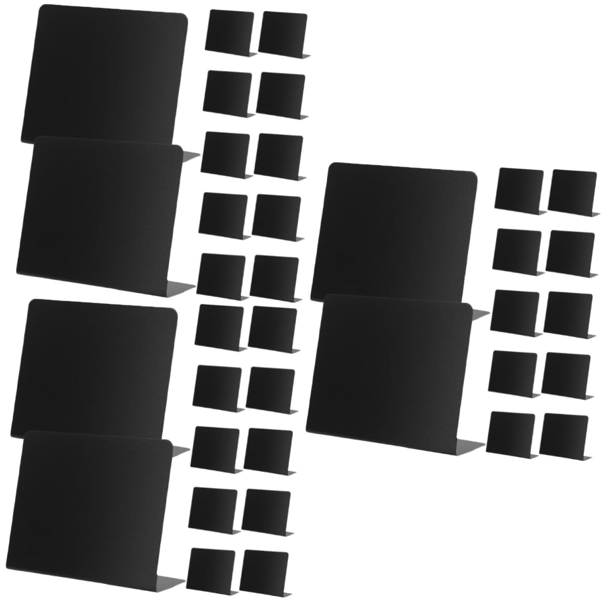 NUOBESTY 36stücke Multifunktionale Mini Kreidetafeln Für Preise Tischkarten Und Nachrichten Förmige Desktop-anzeige Für Partys Hochzeiten Und Restaurants