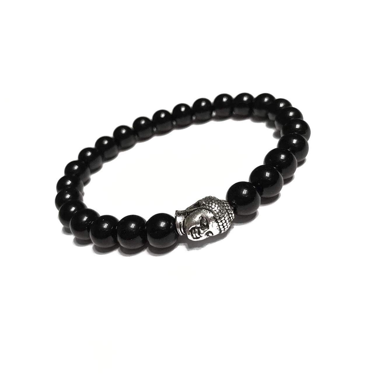 Astroghar Black Onyx Buddha Powered Bracelet for Men & Women (B08D69FY67) Amazon Price History, Amazon Price Tracker
