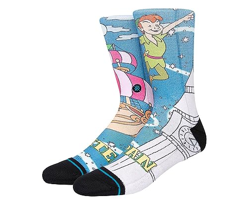 Stance Peter Pan By Travis Crew Socks (Medium, Blue)