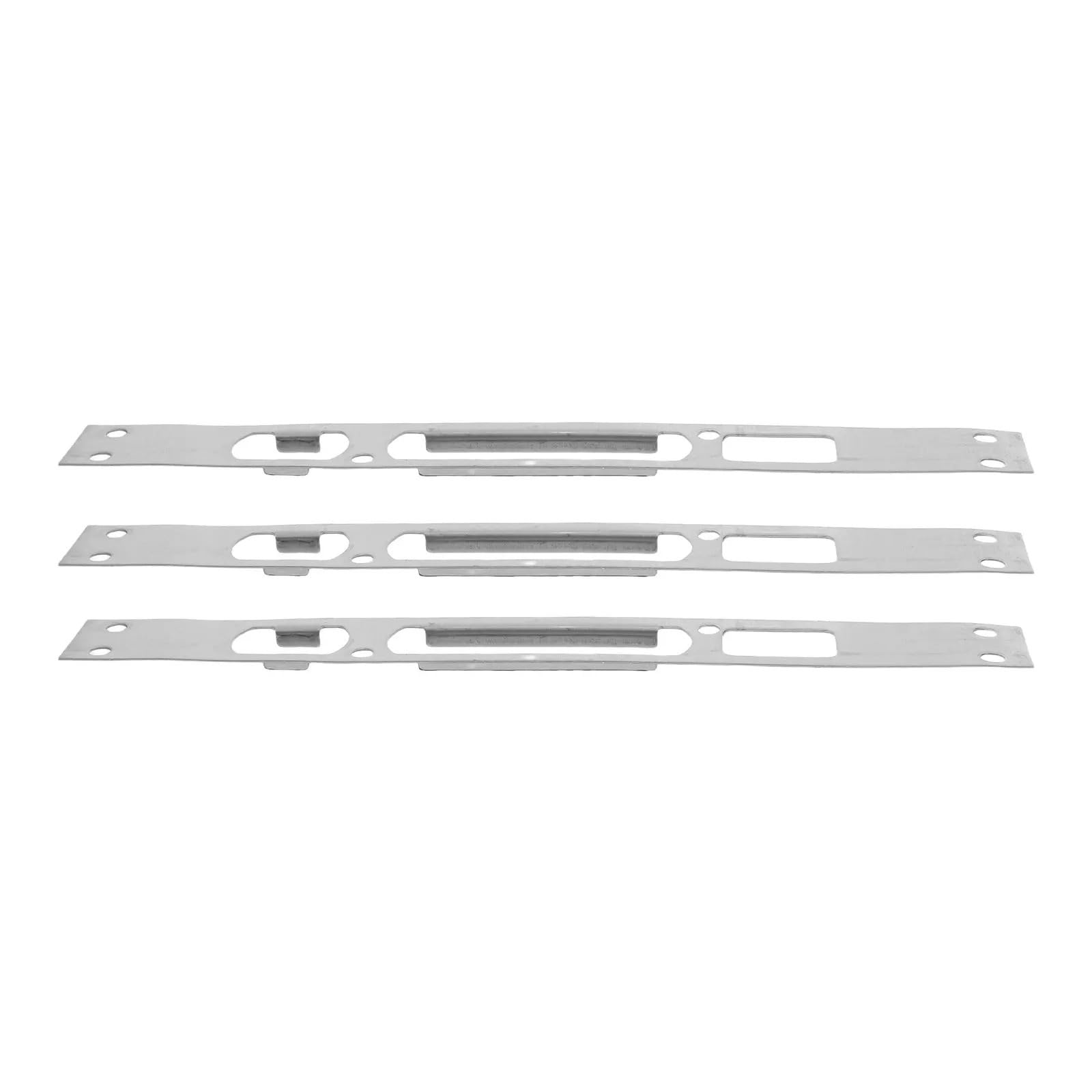 Gentryroo One Color 3Pcs Door Lock Body Plates Stainless Steel Security Locks Reinforcement