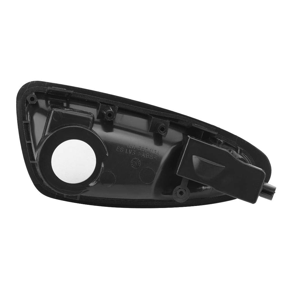 Qiilu Poignée de porte intérieure, Poignée de porte intérieure, Poignée de porte intérieure avant gauche pour Seat Ibiza 2009-2017 (OE 6J1837113A)