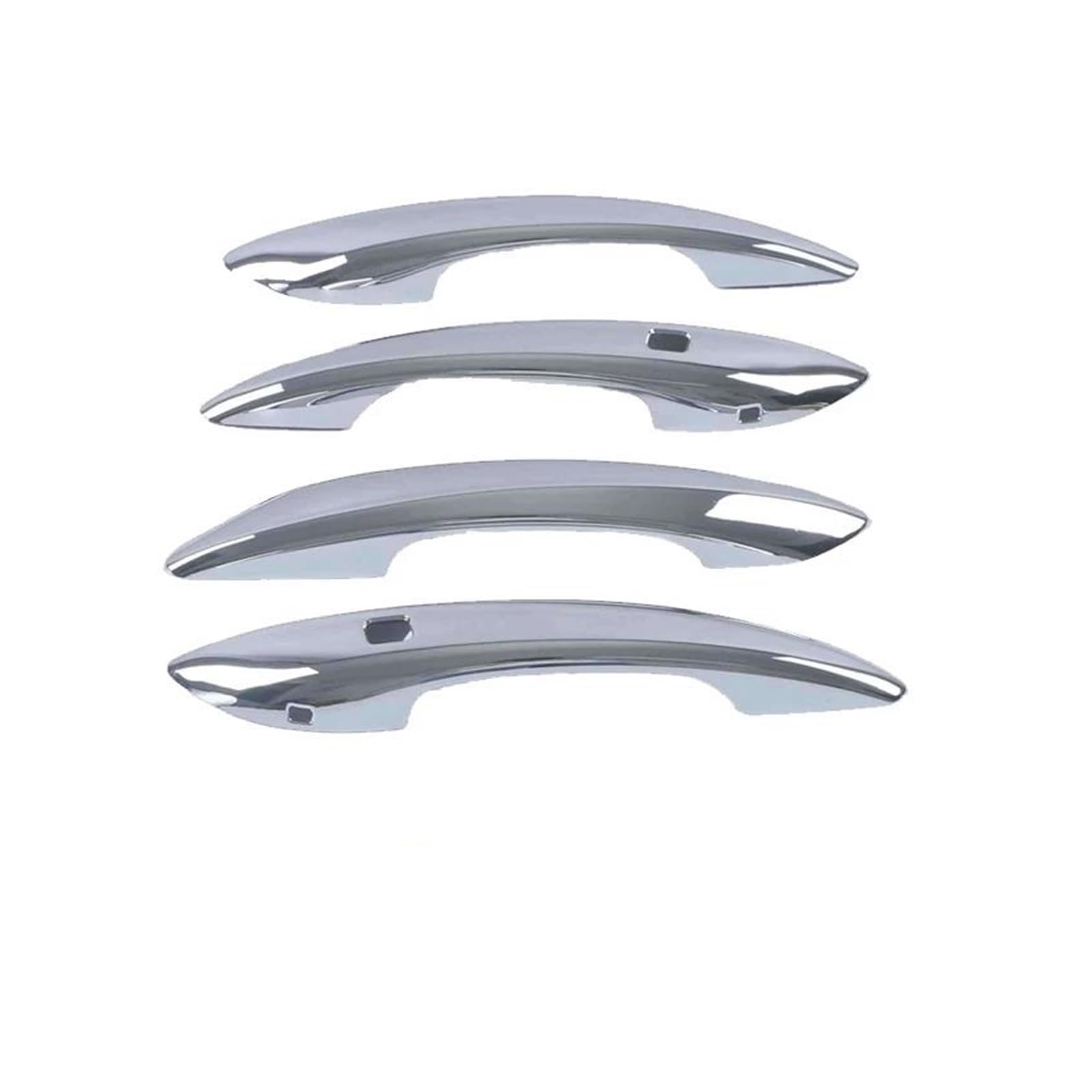 Lzbzhb Metallic Silver 4Pcs Car Exterior Outsidedoor Handle For Hyundai For Elantra For Avante For Cn7 2021 2022 2023 Car Door Handle Cover Decoration Exterior Parts Accessories(Metallic Silver 4Pcs)
