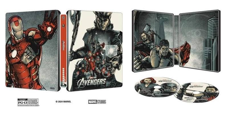 Avengers Assemble - Amazon Exclusive SteelBook (Art by Mondo) [4K UHD Blu-Ray, Limited Edition]