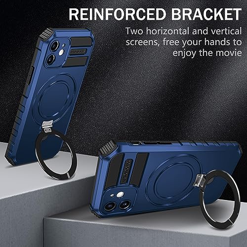 Funda Samsung S25 Plus ultra resistente con soporte integrado azul 2