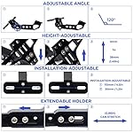 KEMIMOTO-Motorcycle-License-Plate-Bracket-Fender-Eliminator-Kit-Universal-Motorcycle-Tail-Tidy-Motorcycle-License-Plate-Holder-Mount
