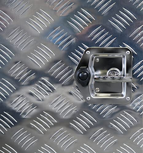 VINTEC 74518 Alu Transportbox VT 790 (Universell einsetzbar, Handverlötet, selbstständiges Öffnen und Offenhalten des… – Bild 3