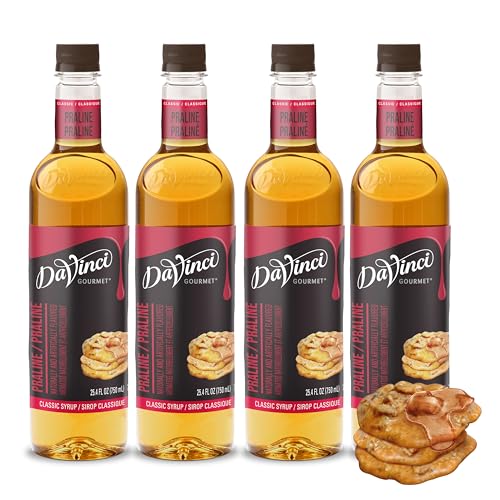 Image of DaVinci Gourmet Classic Praline Syrup, 25.4 Fluid Ounces (Pack of 4)