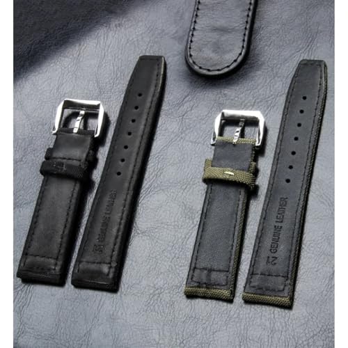 Bracelet de montre nylon textile de rechange pour boîtier classique chic
