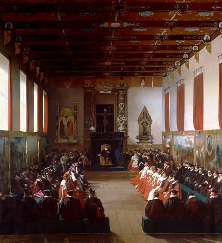 Art Mural l'assemblée des notables par Jean Alaux pour Salon Moderne