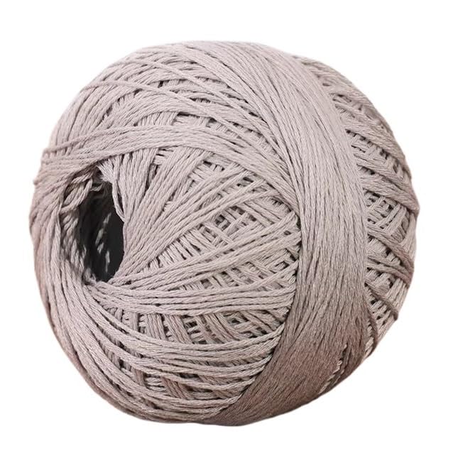 Fil lin et coton pour crochet | 5 rouleaux de 50g taille 6