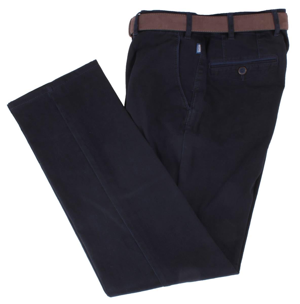 Bruhl Mens Venice B Turn Autumn Weight Chinos - Marine Navy - W34 L32